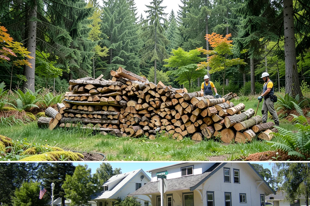 Firewood Delivery in DuPont, Pierce County, WA - Book delivery in late summer or early fall so your supply is in place well before the wet, cold months arrive.