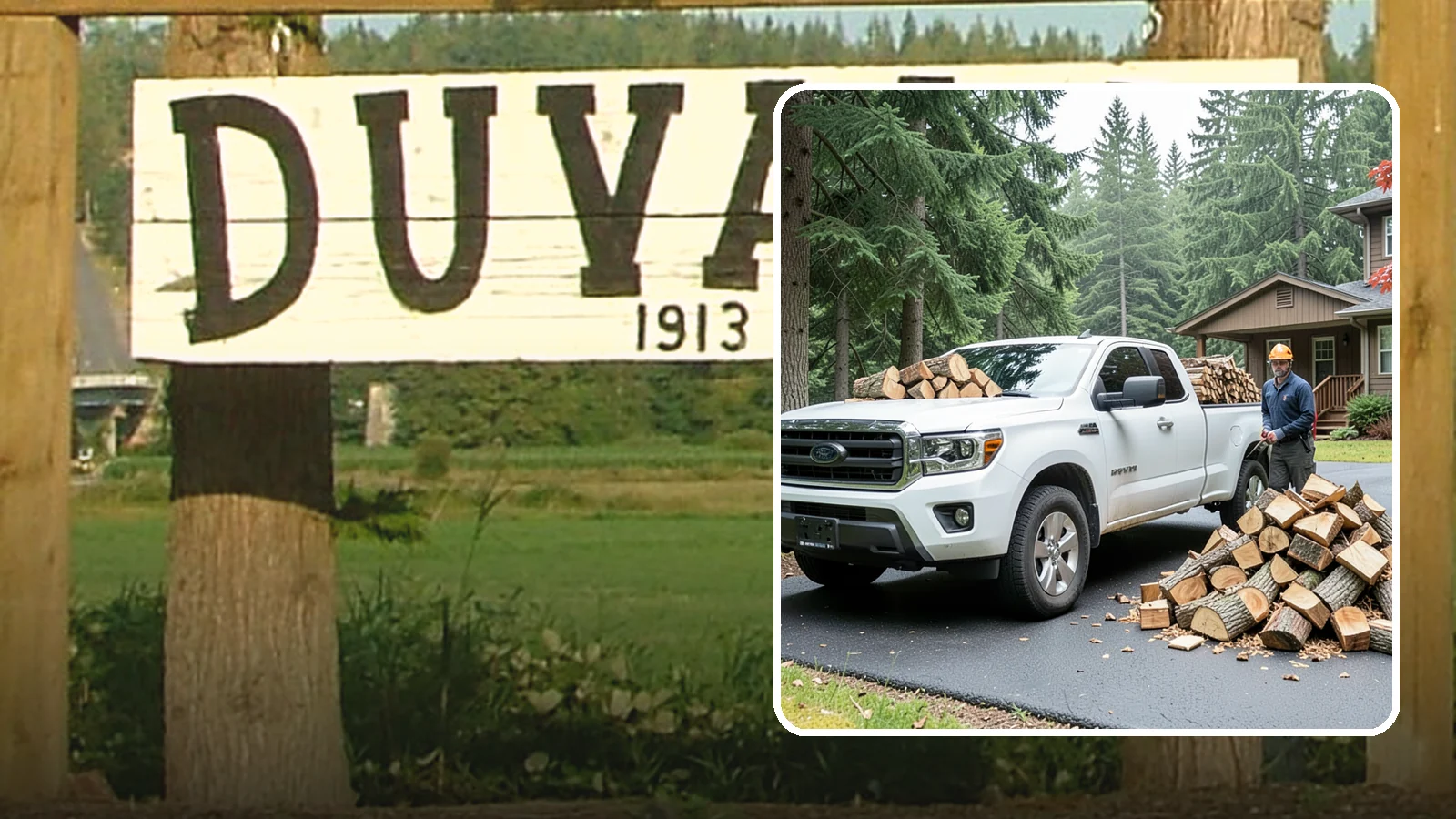 Firewood Delivery in Duvall, King County, WA - We haul seasoned, ready-to-burn firewood straight to your Pacific Northwest home so you never have to load, tow, or unload it...