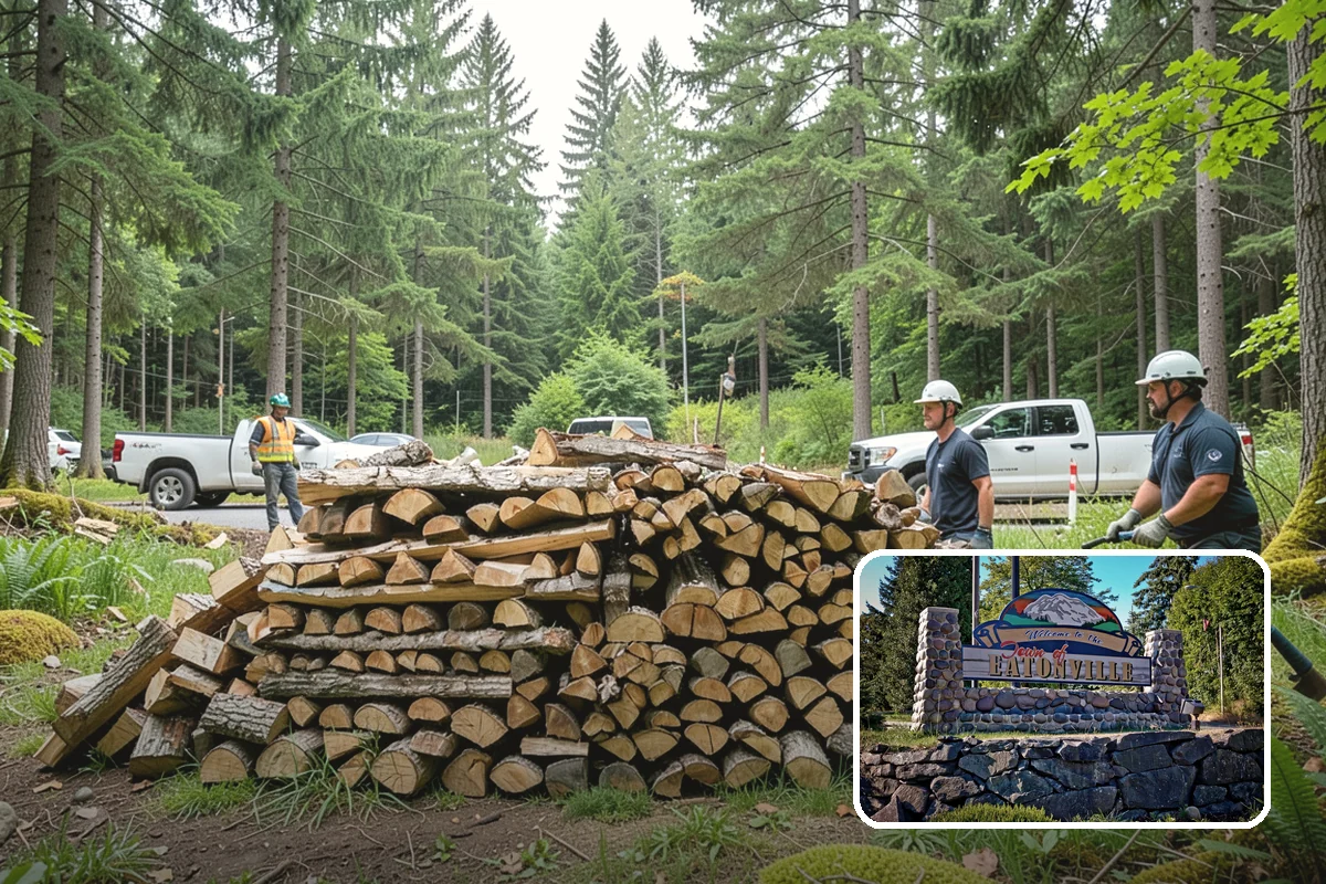 Firewood Delivery in Eatonville, Pierce County, WA - Saves you the hassle of renting a truck and hauling heavy wood