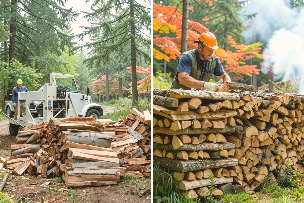 Firewood Delivery in Eatonville, Pierce County, WA - Confirm your quantity, drop location, and preferred window