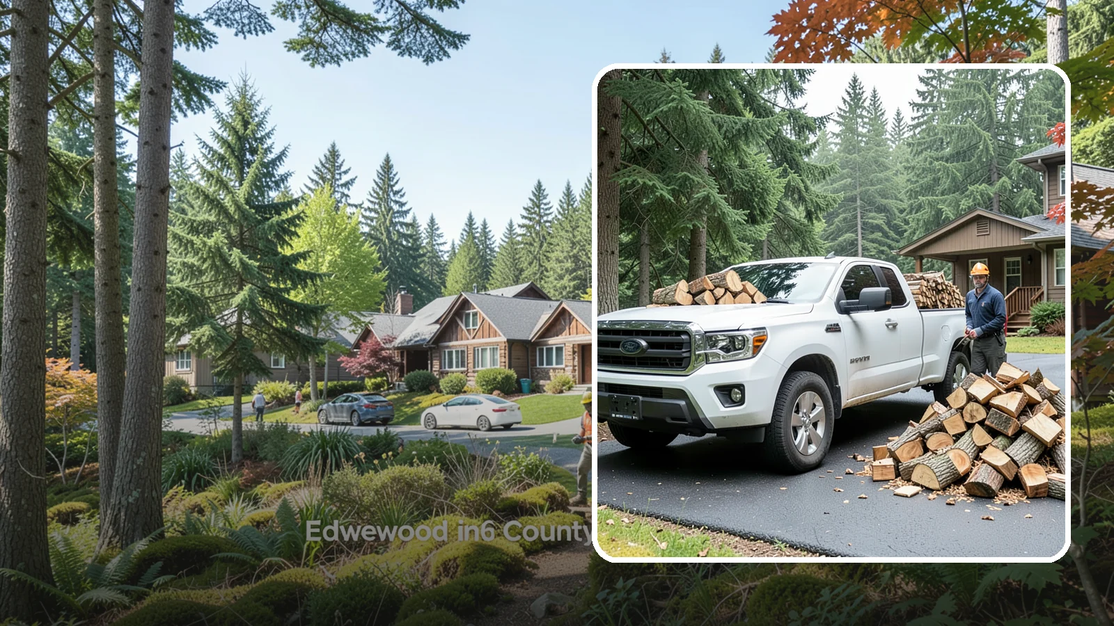 Firewood Delivery in Edgewood, WA - We haul seasoned, ready-to-burn firewood straight to your Pacific Northwest home so you never have to load, tow, or unload it...