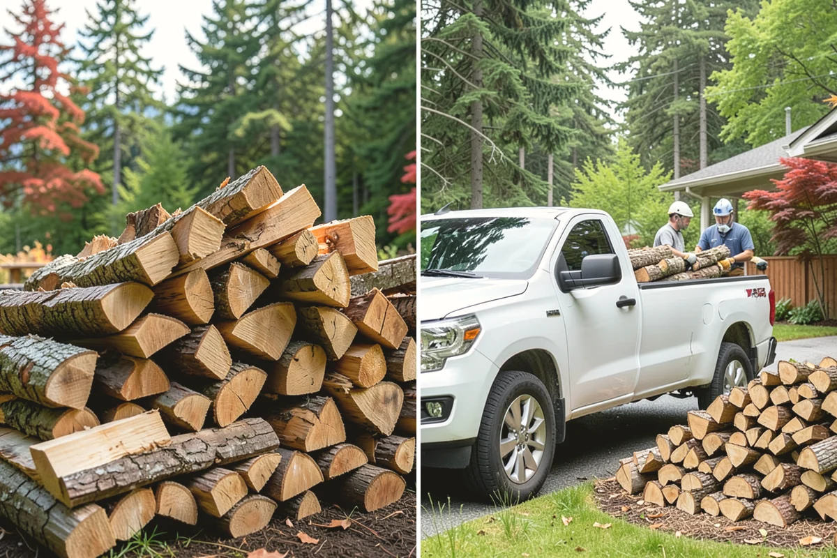 Firewood Delivery in Edgewood, WA - Confirm your quantity, drop location, and preferred window