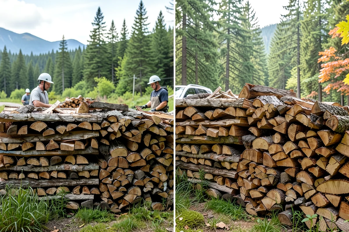 Firewood Delivery in Everett, Snohomish County, WA - Confirm your quantity, drop location, and preferred window