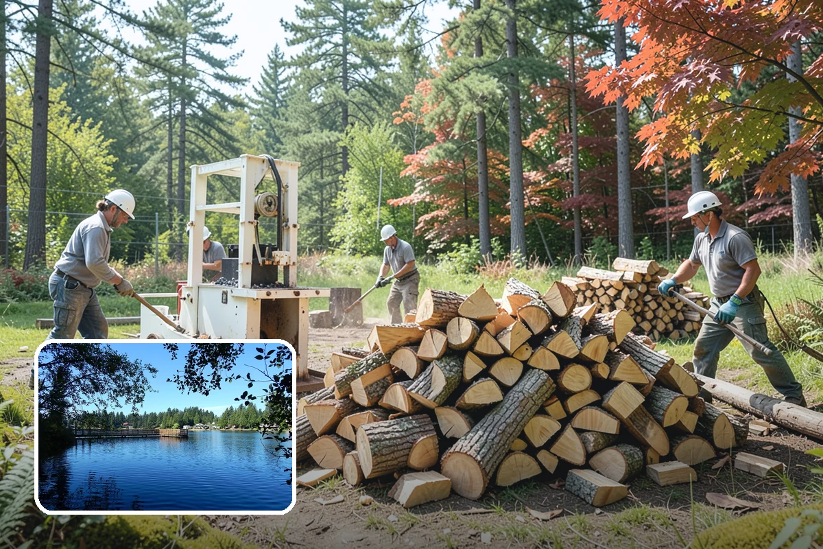 Firewood Delivery in Federal Way, King County, WA - Saves you the hassle of renting a truck and hauling heavy wood