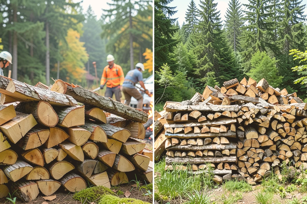 Firewood Delivery in Fife, Pierce County, WA - Confirm your quantity, drop location, and preferred window