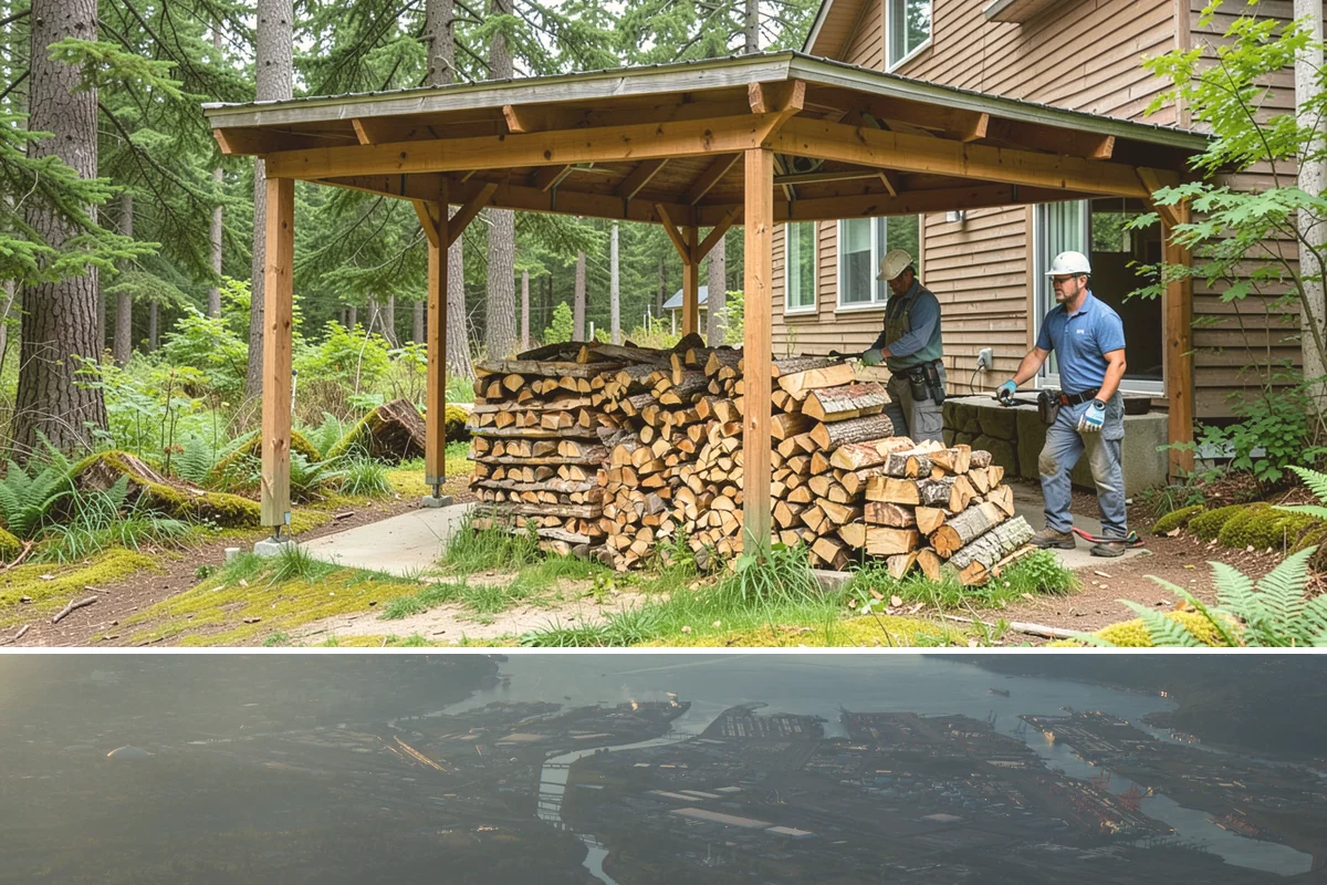 Firewood Delivery in Fife, Pierce County, WA - Book delivery in late summer or early fall so your supply is in place well before the wet, cold months arrive.