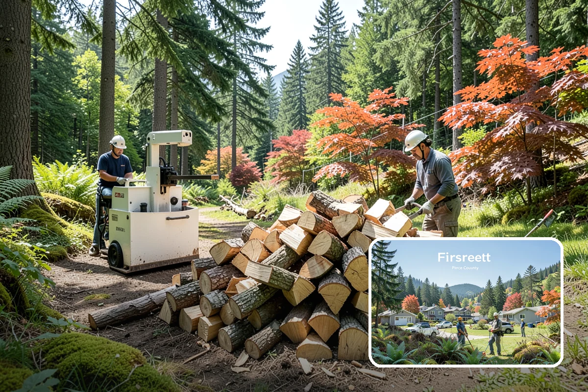 Firewood Delivery in Fircrest, Pierce County, WA - Saves you the hassle of renting a truck and hauling heavy wood