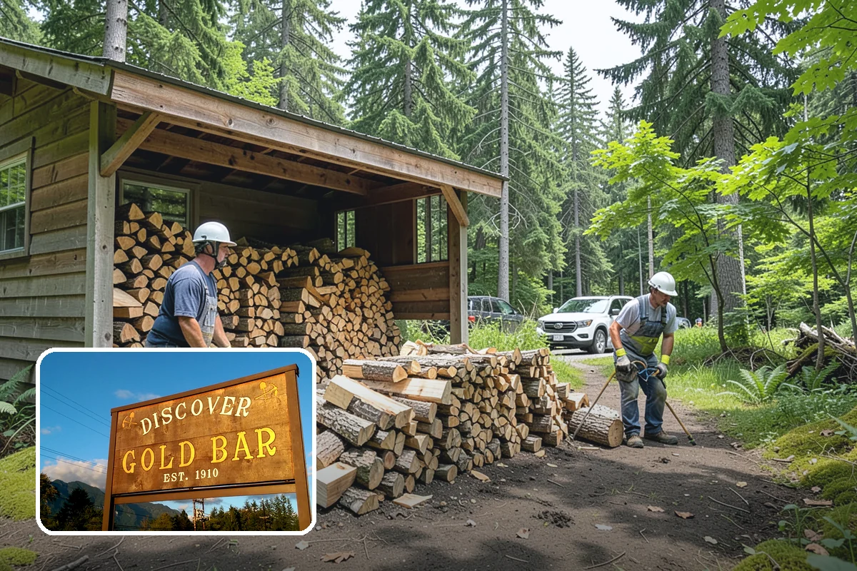 Firewood Delivery in Gold Bar, Snohomish County, WA - Saves you the hassle of renting a truck and hauling heavy wood