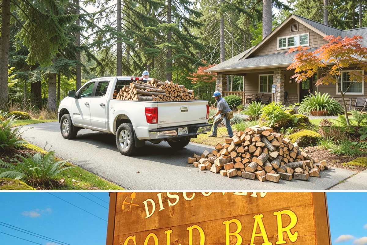 Firewood Delivery in Gold Bar, Snohomish County, WA - Book delivery in late summer or early fall so your supply is in place well before the wet, cold months arrive.