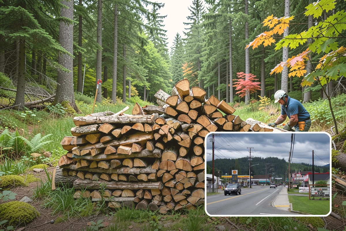 Firewood Delivery in Granite Falls, Snohomish County, WA - Saves you the hassle of renting a truck and hauling heavy wood