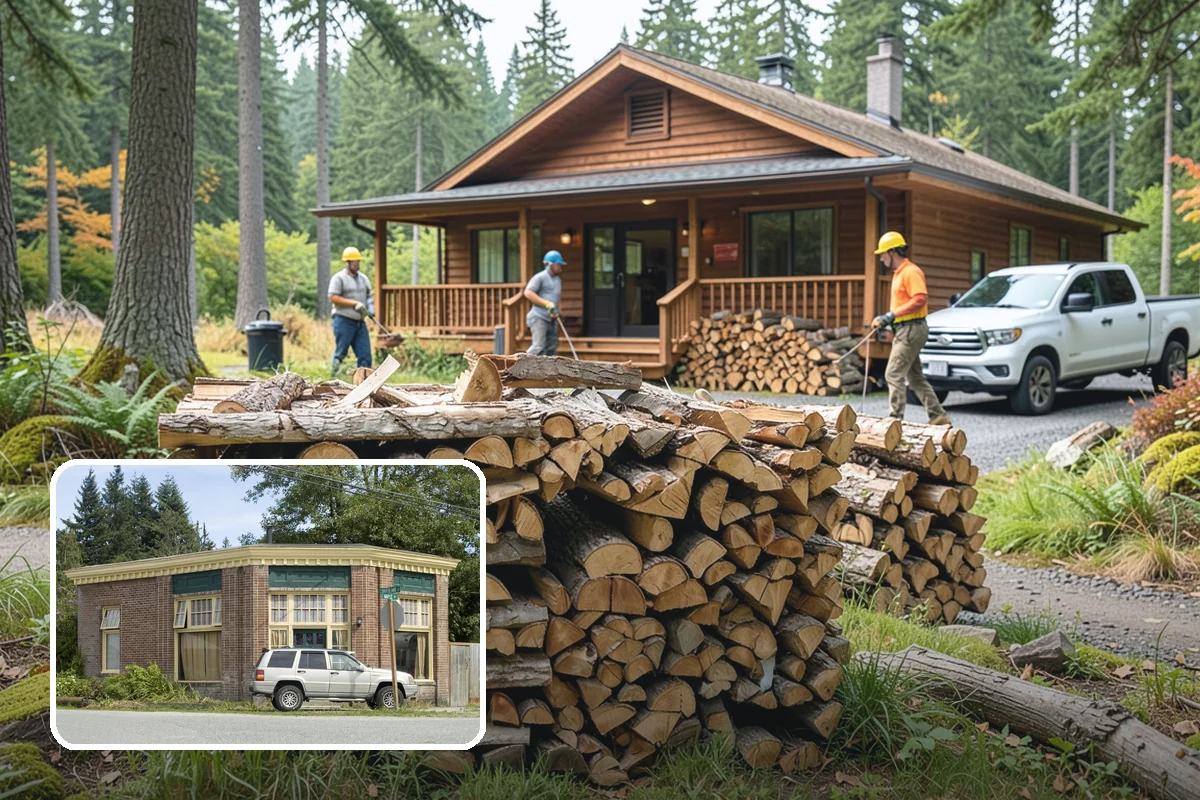 Firewood Delivery in Hamilton, Skagit County, WA - Saves you the hassle of renting a truck and hauling heavy wood