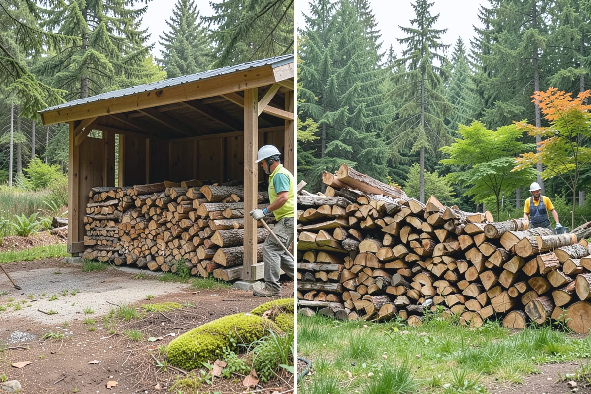 Firewood Delivery in Hamilton, Skagit County, WA - Confirm your quantity, drop location, and preferred window