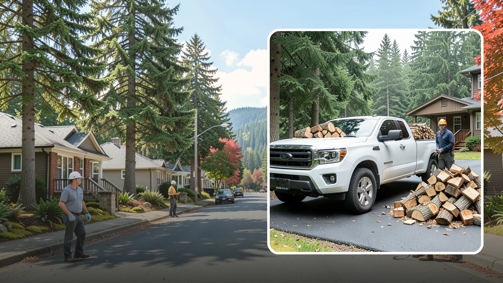 Firewood Delivery in Hunts Point, King County, WA - We haul seasoned, ready-to-burn firewood straight to your Pacific Northwest home so you never have to load, tow, or unload it...