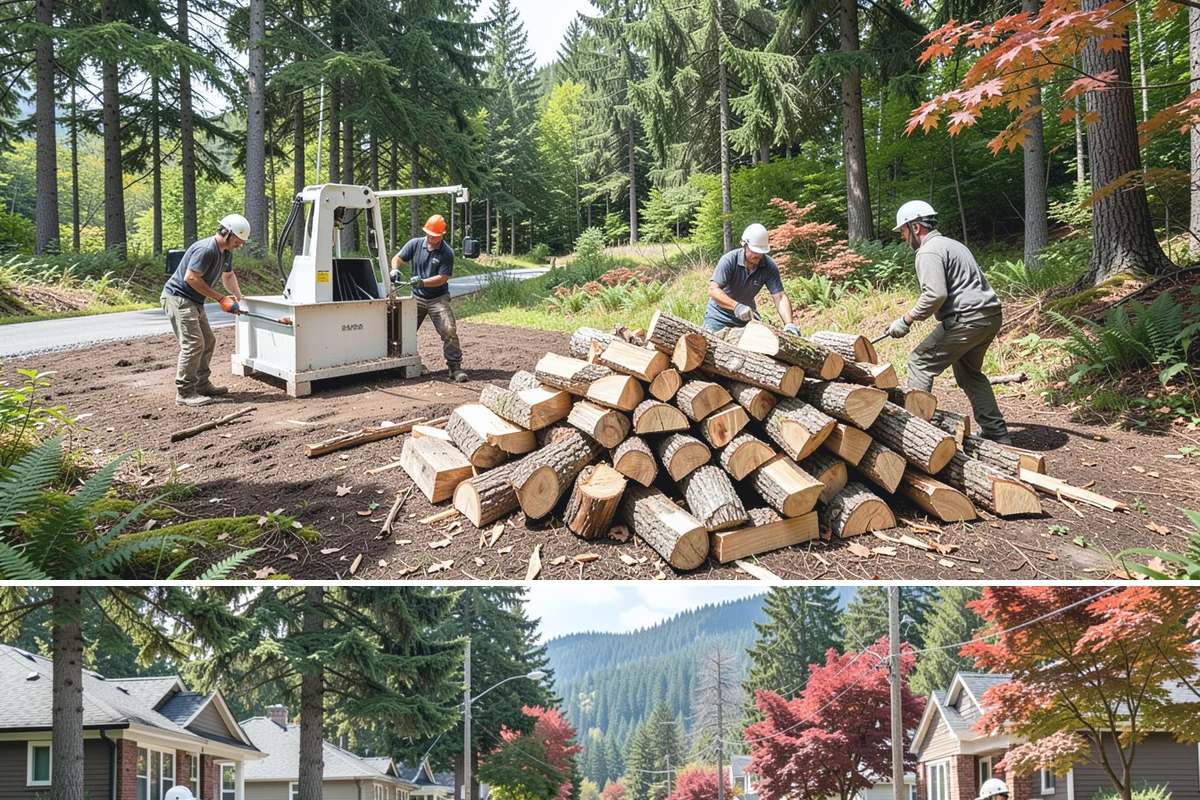 Firewood Delivery in Hunts Point, King County, WA - Book delivery in late summer or early fall so your supply is in place well before the wet, cold months arrive.