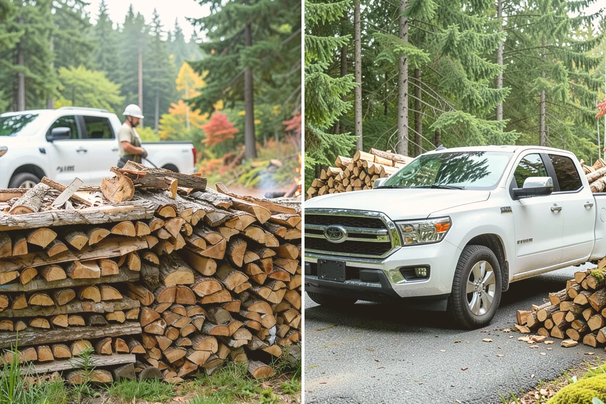Firewood Delivery in Kent, King County, WA - Confirm your quantity, drop location, and preferred window
