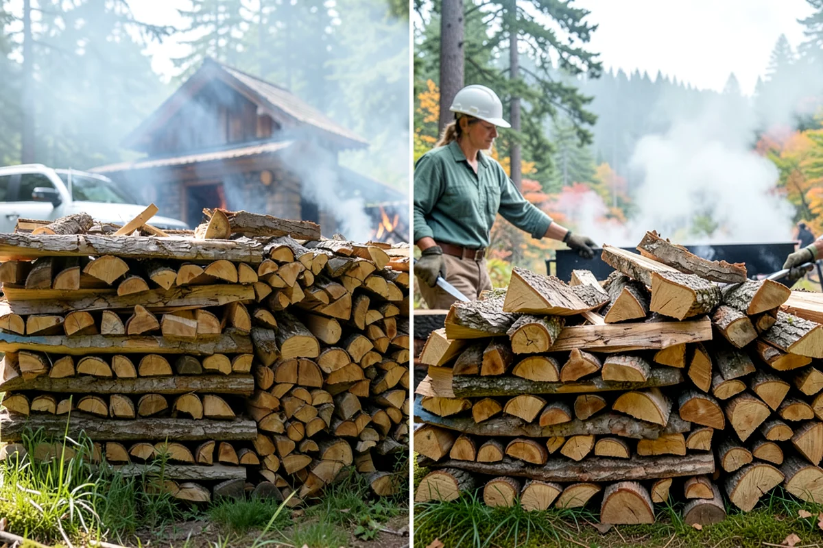 Firewood Delivery in Lake Forest Park, King County, WA - Confirm your quantity, drop location, and preferred window