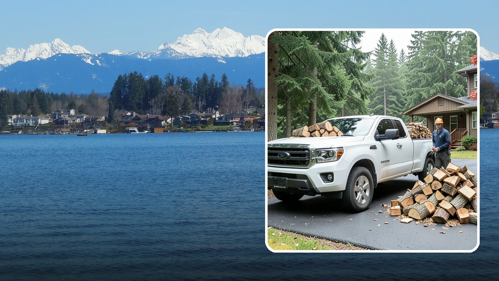 Firewood Delivery in Lake Stevens, Snohomish County, WA - We haul seasoned, ready-to-burn firewood straight to your Pacific Northwest home so you never have to load, tow, or unload it...