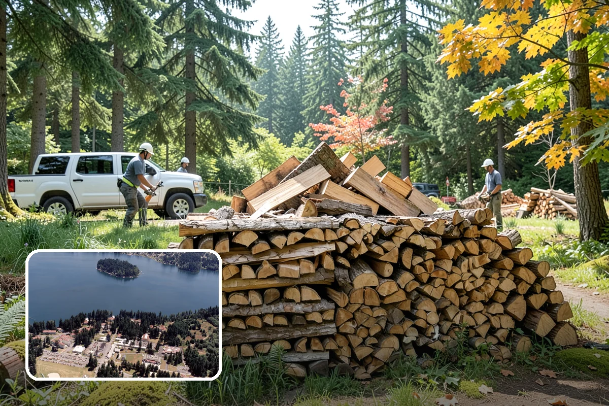 Firewood Delivery in Lakewood, Pierce County, WA - Saves you the hassle of renting a truck and hauling heavy wood