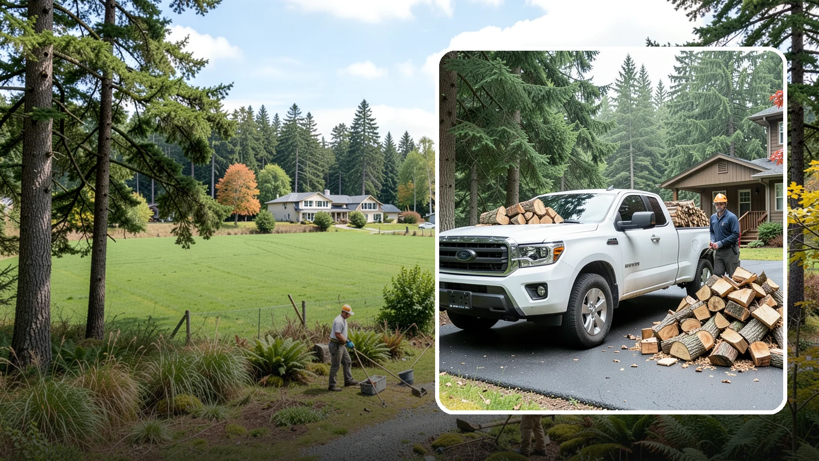 Firewood Delivery in Lyman, Skagit County, WA - We haul seasoned, ready-to-burn firewood straight to your Pacific Northwest home so you never have to load, tow, or unload it...