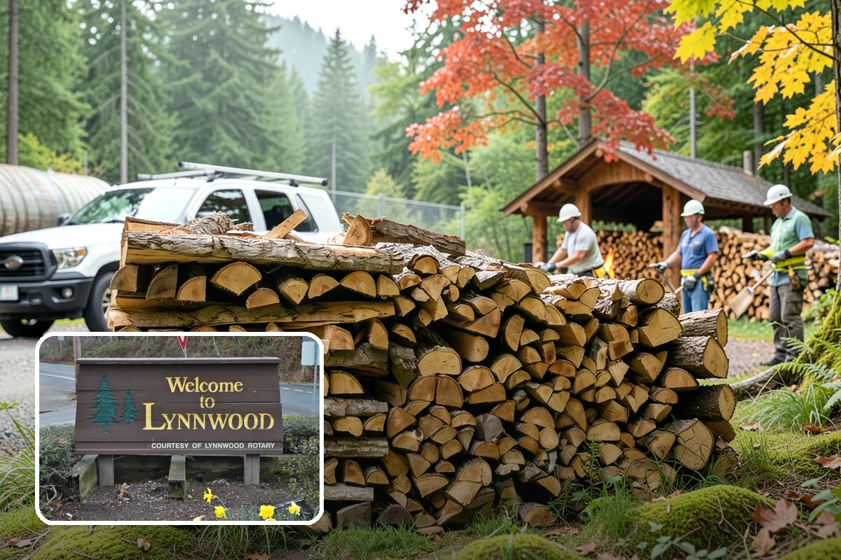 Firewood Delivery in Lynnwood, Snohomish County, WA - Saves you the hassle of renting a truck and hauling heavy wood