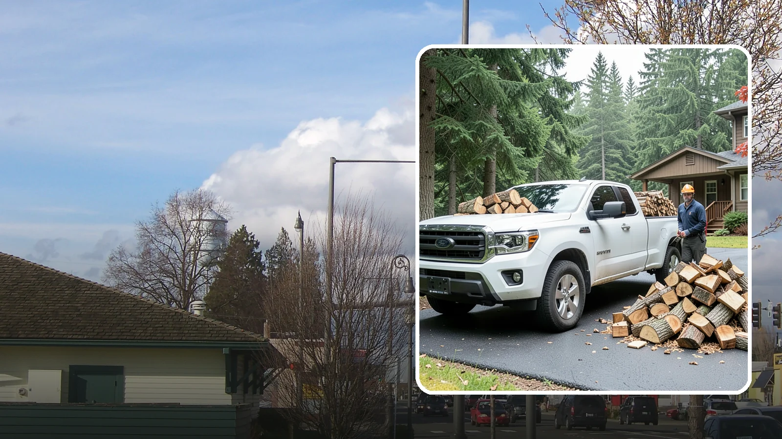 Firewood Delivery in Marysville, Snohomish County, WA - We haul seasoned, ready-to-burn firewood straight to your Pacific Northwest home so you never have to load, tow, or unload it...