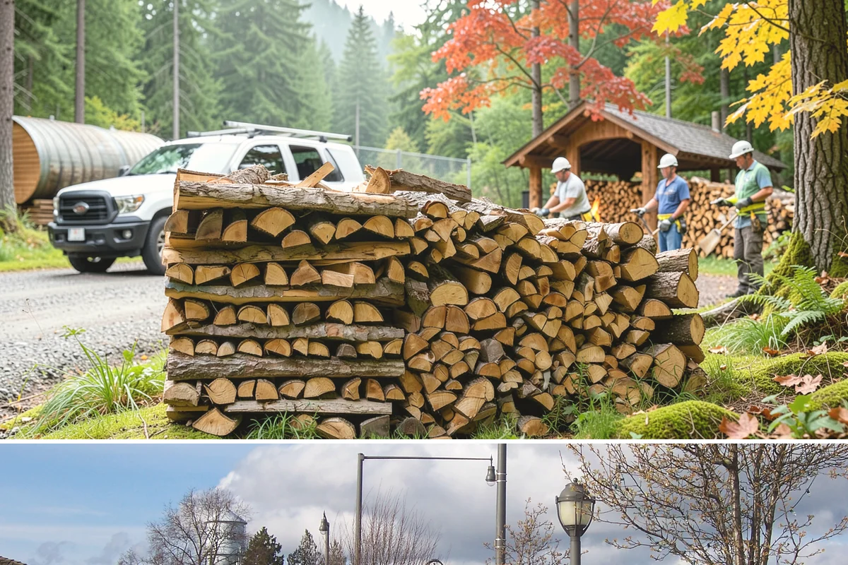 Firewood Delivery in Marysville, Snohomish County, WA - Book delivery in late summer or early fall so your supply is in place well before the wet, cold months arrive.