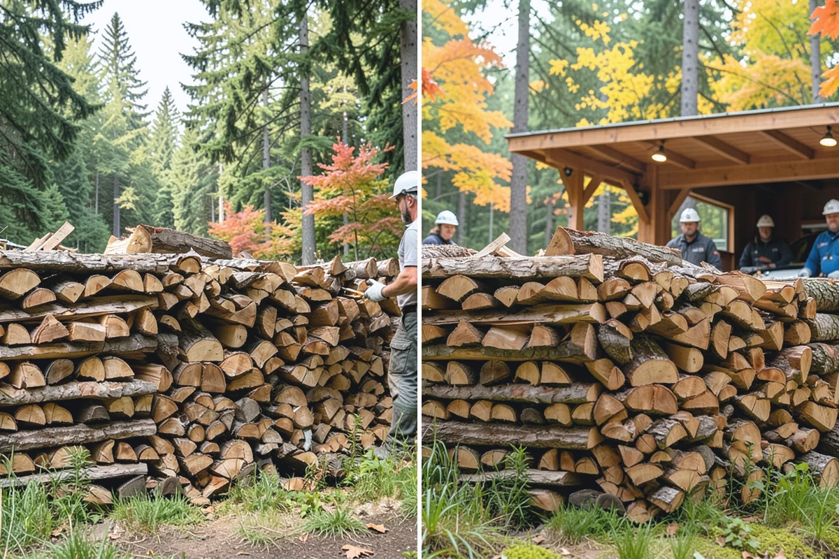 Firewood Delivery in Medina, King County, WA - Confirm your quantity, drop location, and preferred window