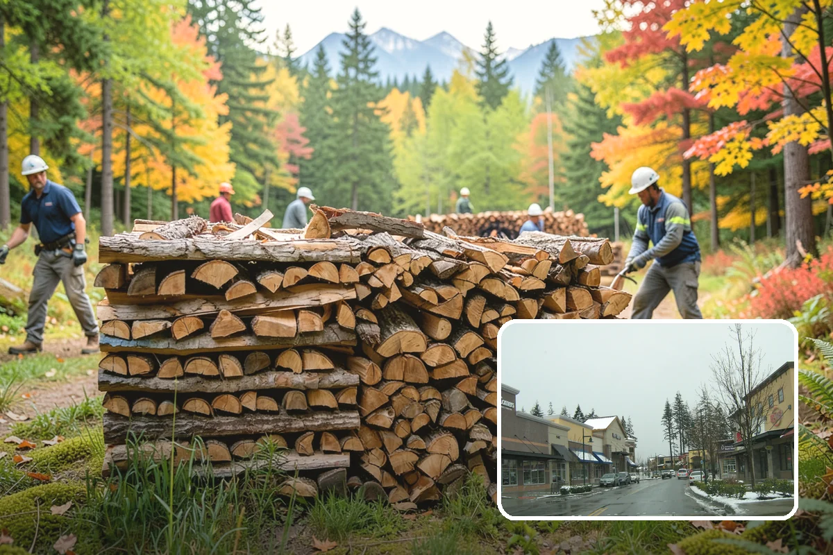 Firewood Delivery in Mill Creek, Snohomish County, WA - Saves you the hassle of renting a truck and hauling heavy wood