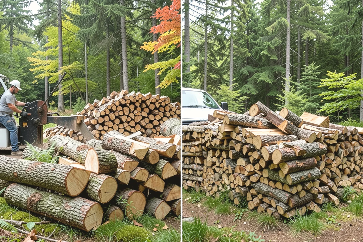 Firewood Delivery in Mill Creek, Snohomish County, WA - Confirm your quantity, drop location, and preferred window