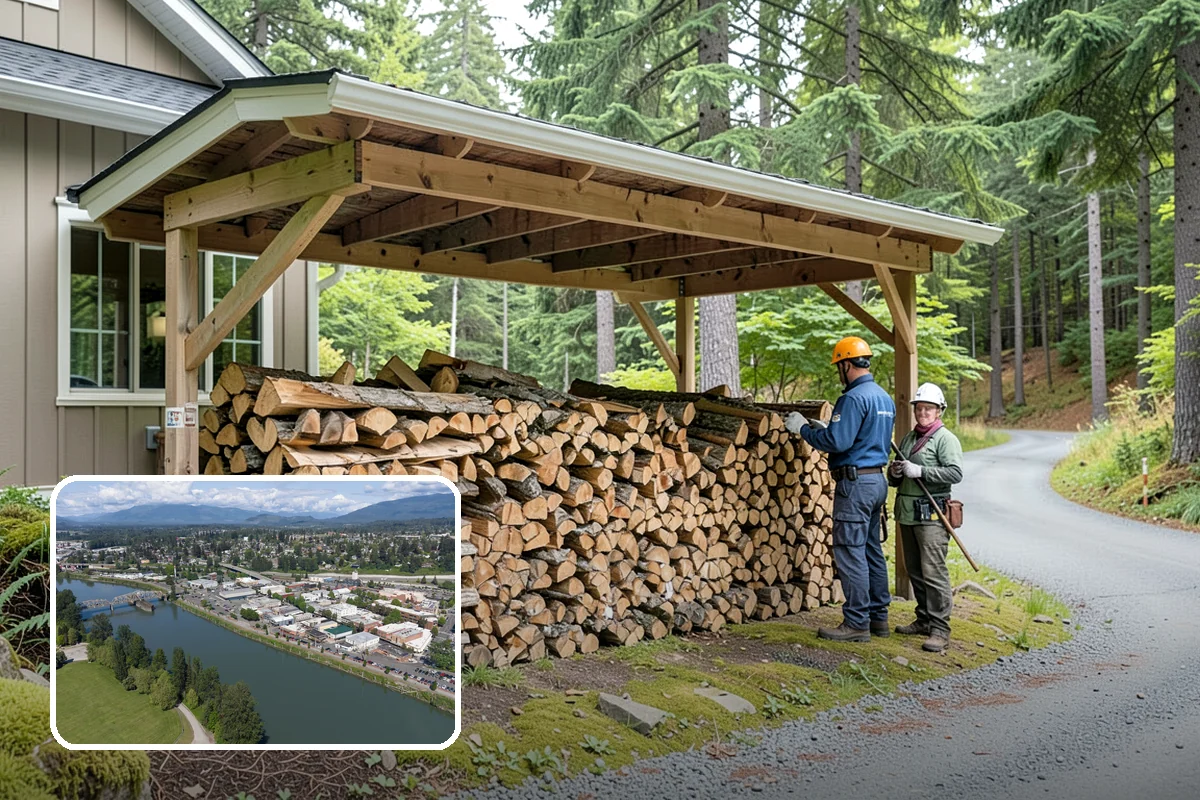 Firewood Delivery in Mount Vernon, WA - Saves you the hassle of renting a truck and hauling heavy wood