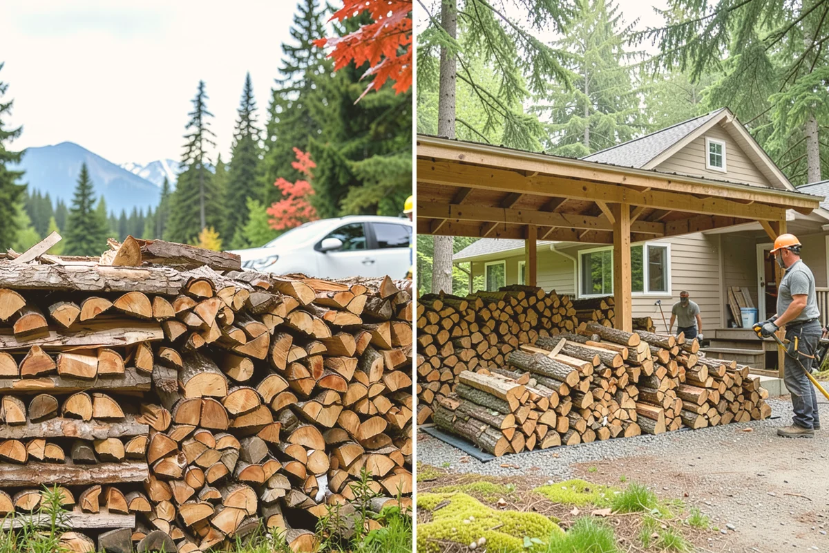 Firewood Delivery in Mount Vernon, WA - Confirm your quantity, drop location, and preferred window
