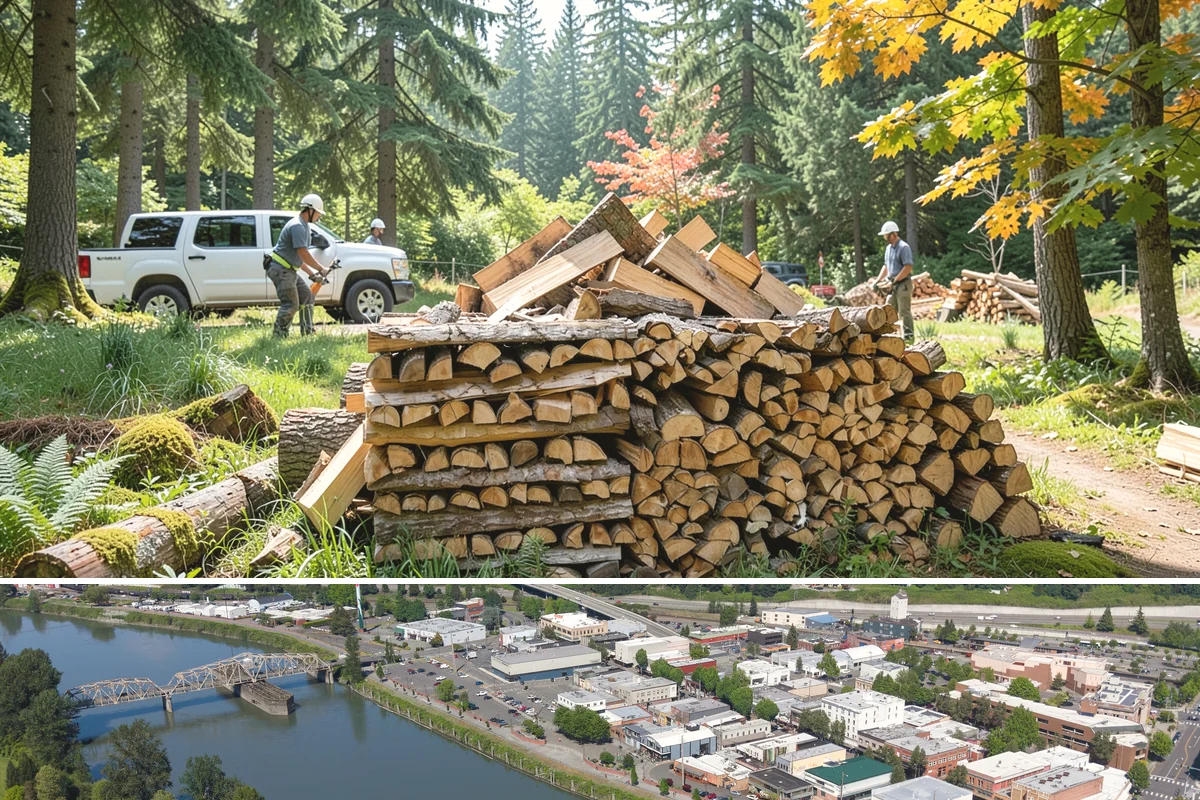 Firewood Delivery in Mount Vernon, WA - Book delivery in late summer or early fall so your supply is in place well before the wet, cold months arrive.