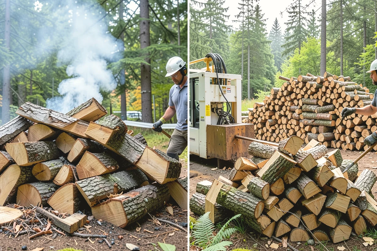 Firewood Delivery in Mukilteo, Snohomish County, WA - Confirm your quantity, drop location, and preferred window