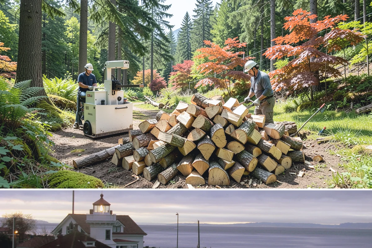 Firewood Delivery in Mukilteo, Snohomish County, WA - Book delivery in late summer or early fall so your supply is in place well before the wet, cold months arrive.