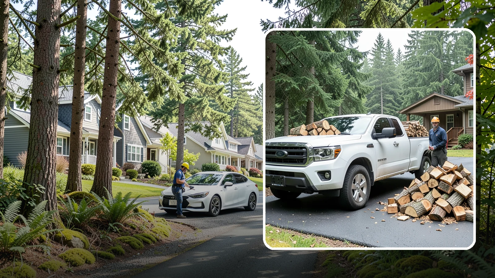 Firewood Delivery in Normandy Park, King County, WA - We haul seasoned, ready-to-burn firewood straight to your Pacific Northwest home so you never have to load, tow, or unload it...