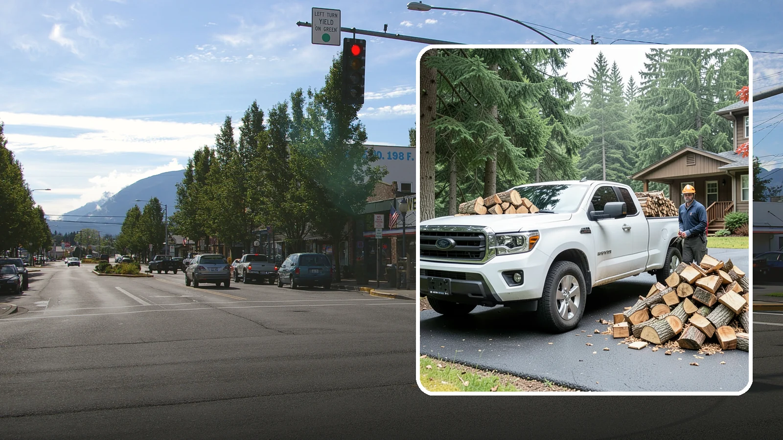 Firewood Delivery in North Bend, King County, WA - We haul seasoned, ready-to-burn firewood straight to your Pacific Northwest home so you never have to load, tow, or unload it...