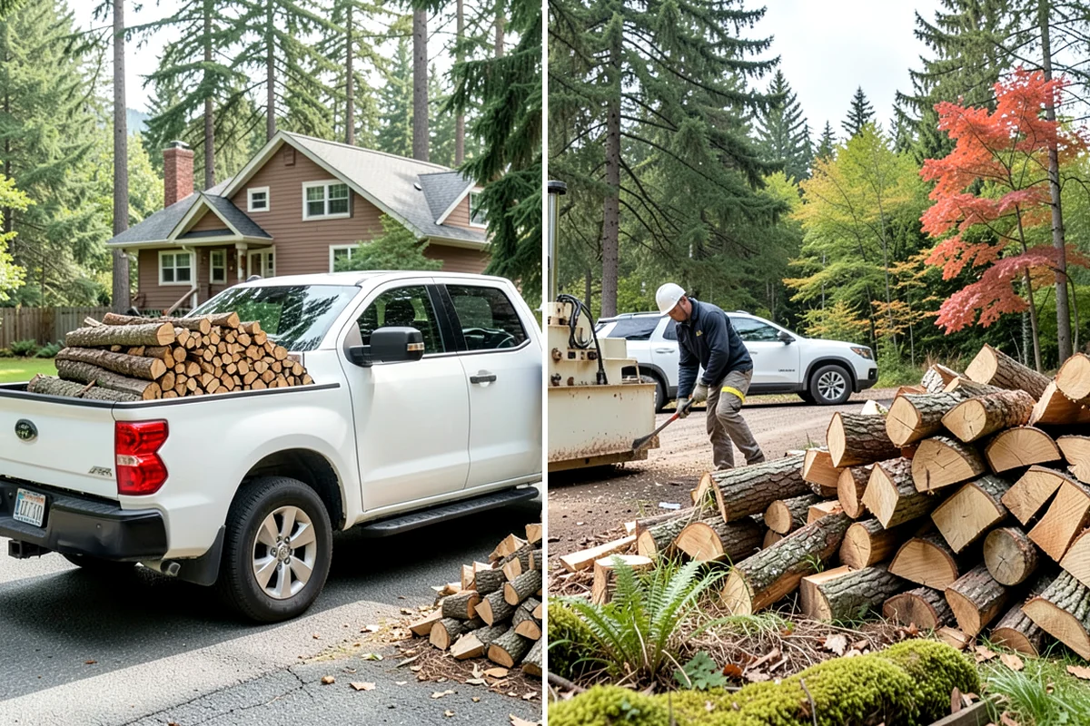 Firewood Delivery in Pacific, King County, WA - Confirm your quantity, drop location, and preferred window