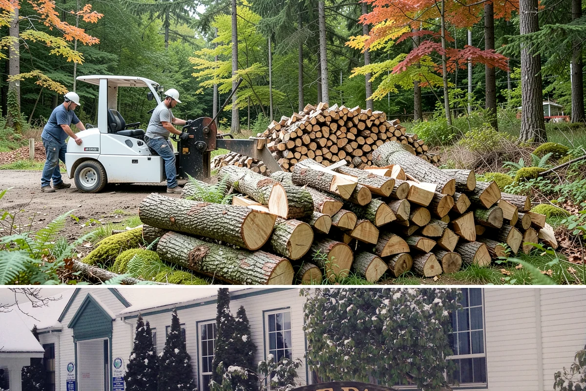 Firewood Delivery in Pacific, King County, WA - Book delivery in late summer or early fall so your supply is in place well before the wet, cold months arrive.