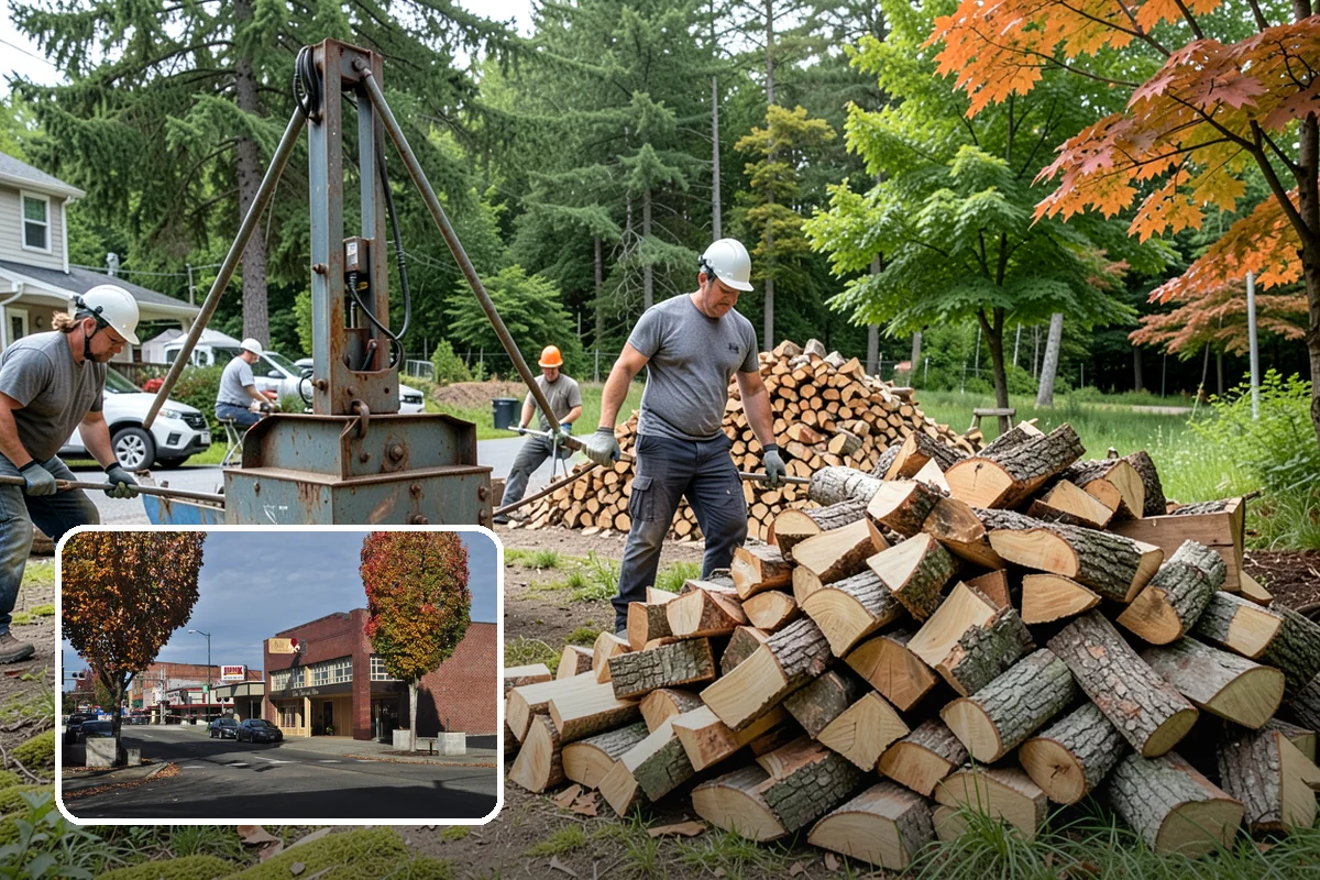 Firewood Delivery in Puyallup, Pierce County, WA - Saves you the hassle of renting a truck and hauling heavy wood