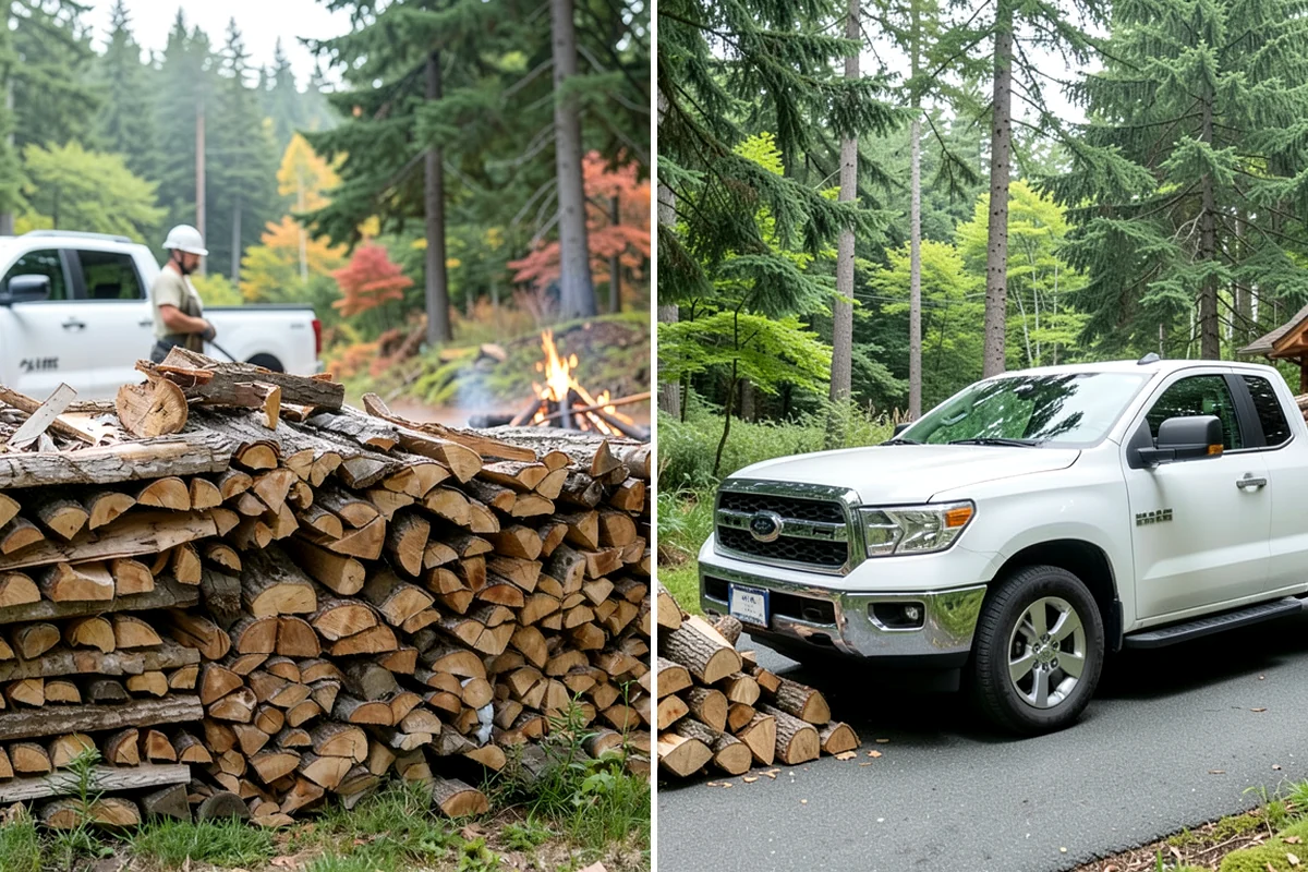 Firewood Delivery in Puyallup, Pierce County, WA - Confirm your quantity, drop location, and preferred window