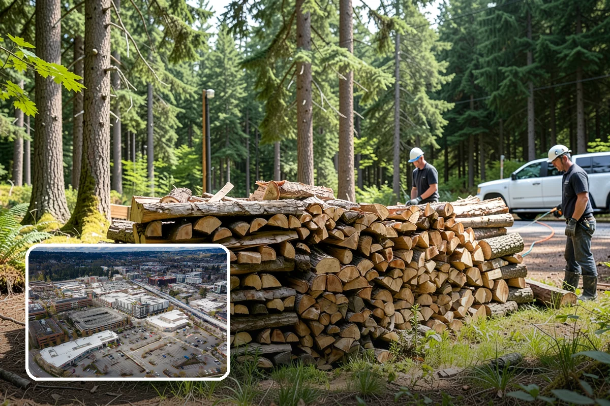 Firewood Delivery in Redmond, King County, WA - Saves you the hassle of renting a truck and hauling heavy wood