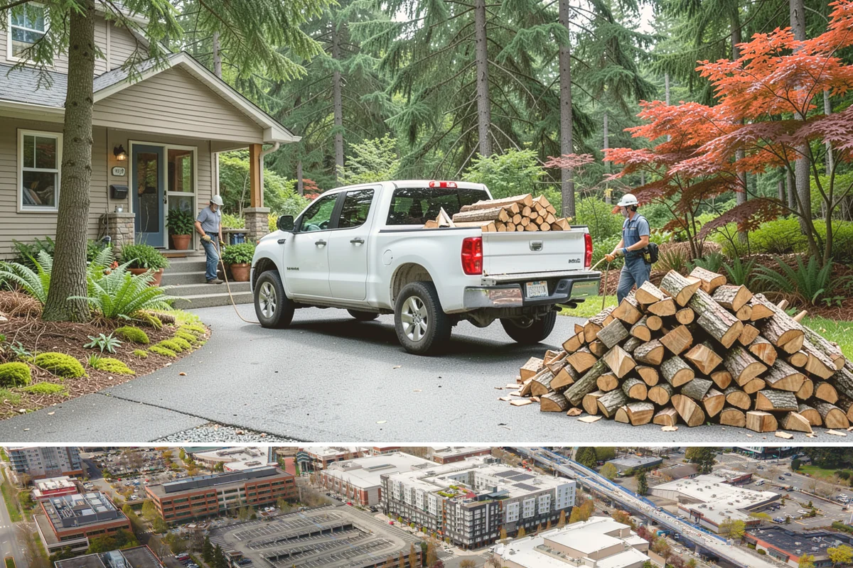 Firewood Delivery in Redmond, King County, WA - Book delivery in late summer or early fall so your supply is in place well before the wet, cold months arrive.