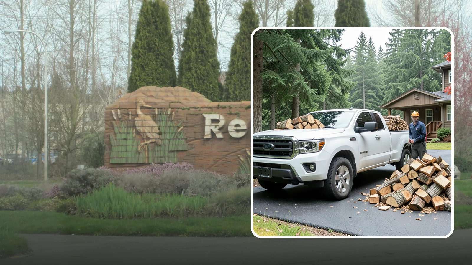 Firewood Delivery in Renton, King County, WA - We haul seasoned, ready-to-burn firewood straight to your Pacific Northwest home so you never have to load, tow, or unload it...
