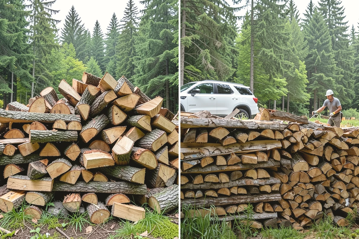 Firewood Delivery in Ruston, Pierce County, WA - Confirm your quantity, drop location, and preferred window