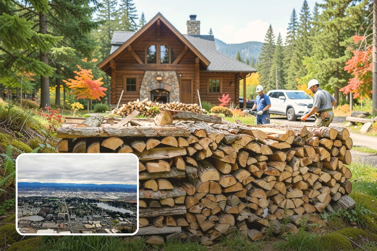 Firewood Delivery in SeaTac, WA - Saves you the hassle of renting a truck and hauling heavy wood