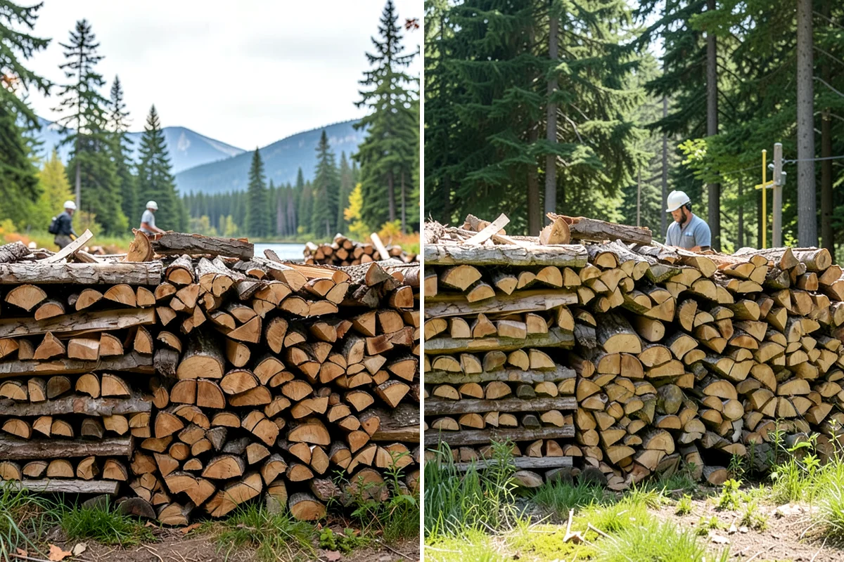Firewood Delivery in SeaTac, WA - Confirm your quantity, drop location, and preferred window