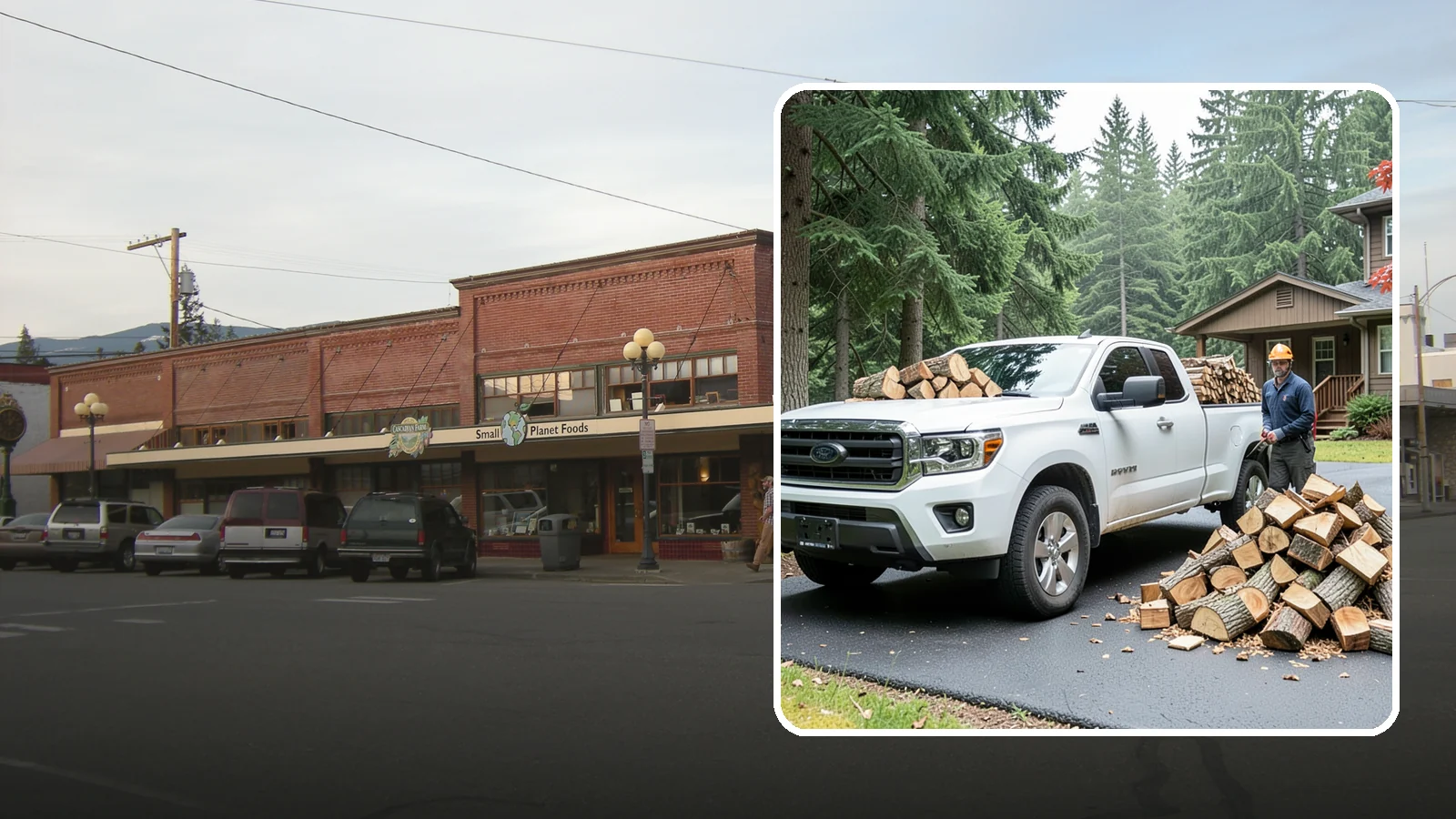 Firewood Delivery in Sedro-Woolley, Skagit County, WA - We haul seasoned, ready-to-burn firewood straight to your Pacific Northwest home so you never have to load, tow, or unload it...