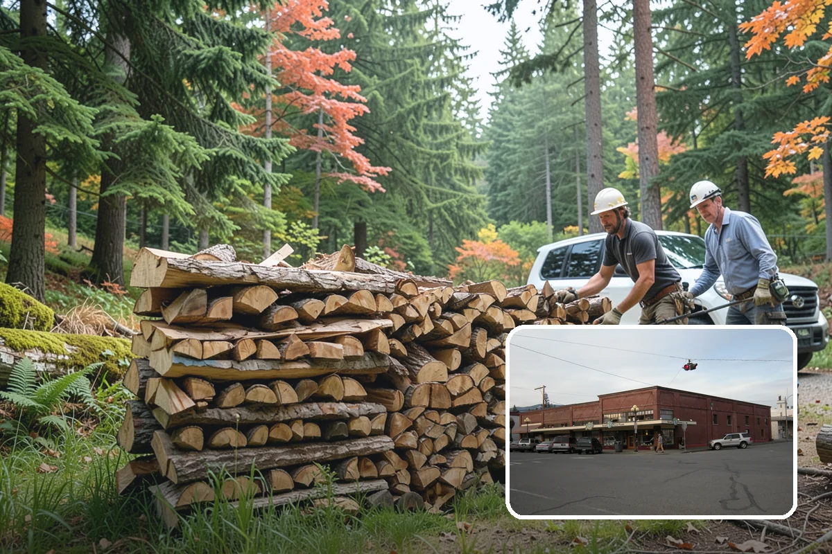Firewood Delivery in Sedro-Woolley, Skagit County, WA - Saves you the hassle of renting a truck and hauling heavy wood