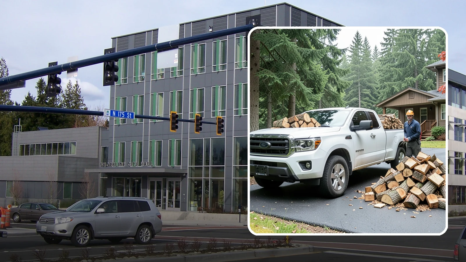 Firewood Delivery in Shoreline, King County, WA - We haul seasoned, ready-to-burn firewood straight to your Pacific Northwest home so you never have to load, tow, or unload it...