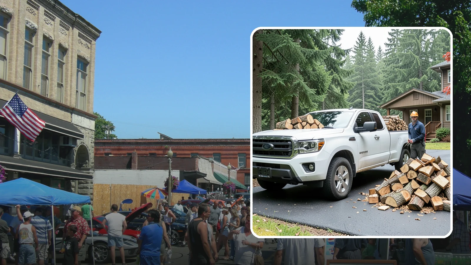 Firewood Delivery in Snohomish, Snohomish County, WA - We haul seasoned, ready-to-burn firewood straight to your Pacific Northwest home so you never have to load, tow, or unload it...